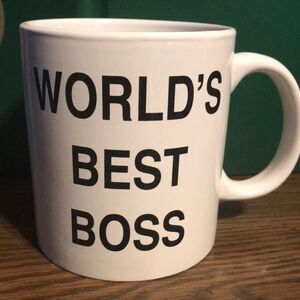 NBC The Office 20 oz Ceramic Mug World’s Best Boss